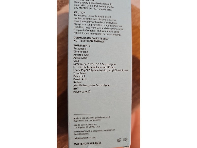 Matter Of Fact Wrinkle + Texture Concentrate, 1 fl oz/30 mL