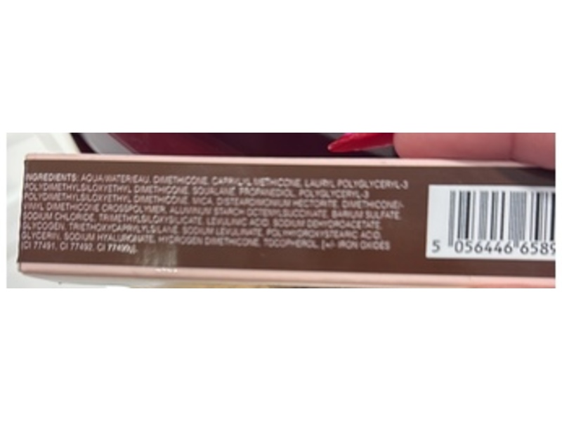 Charlotte Tilbury AIRbrush Flawless Blur Concealer, 17 Deep, 0.29 oz/8.3 g