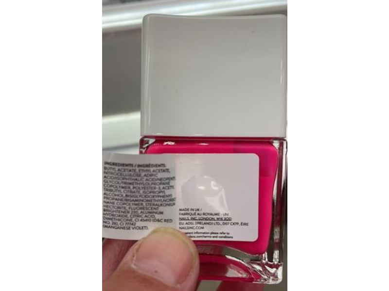 Nails.Inc Naked In Neon Nail Polish, Sun Street Passage, 0.47 oz