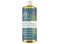 Dr. Jacobs Naturals Plant-Based Pure Castile All In 1 Soap, Peppermint Essential Oil, 32 oz/946 mL - Image 2