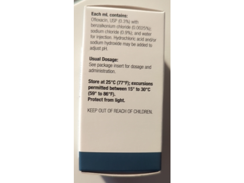 Ofloxacin Otic Solution 0.3%, 10 mL, Amneal (Rx)