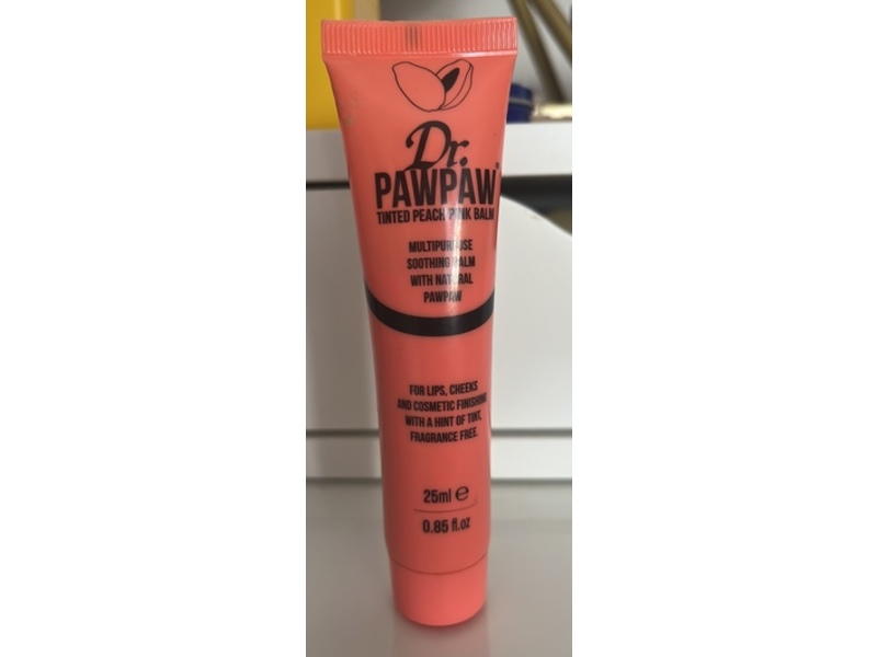 Dr. Paw Paw Tinted Peach Pink Balm, 0.85 fl oz/25 mL