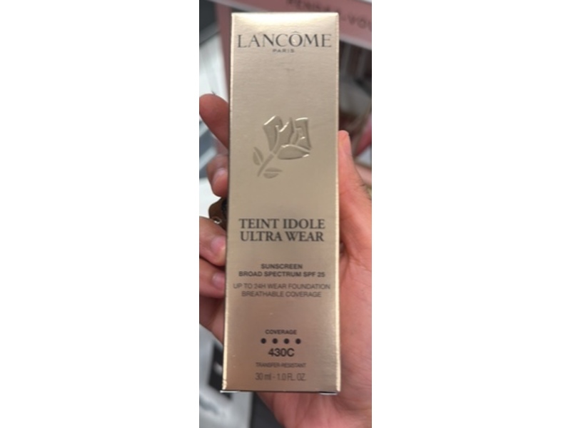 Lancôme Teint Idole Ultra Wear Natural Matte Foundation, 430C, SPF 25, 1 fl oz/30 mL