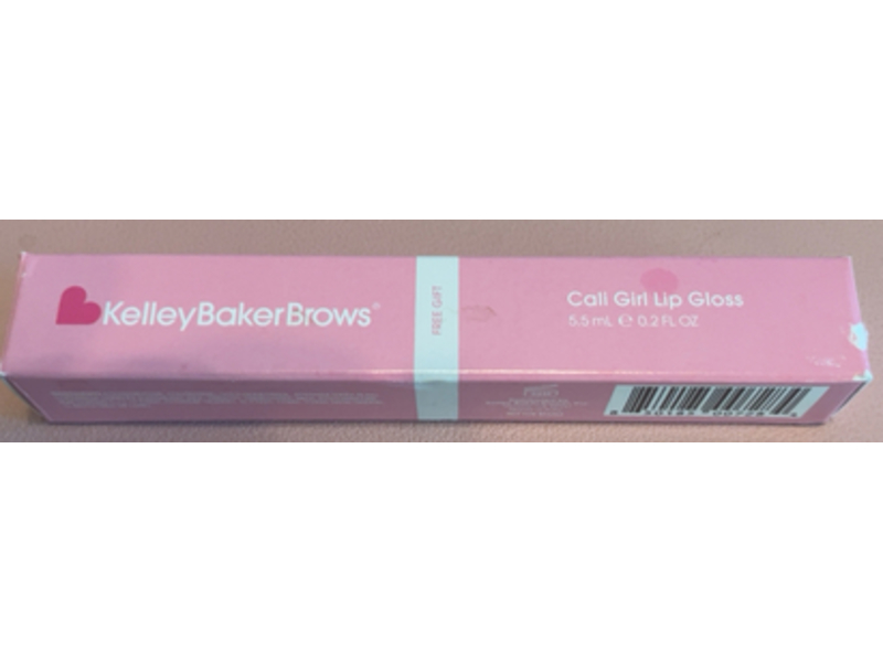 Kelley Baker Cali Girl Lip Gloss, Pink, 0.2 fl oz/ 5.5 g