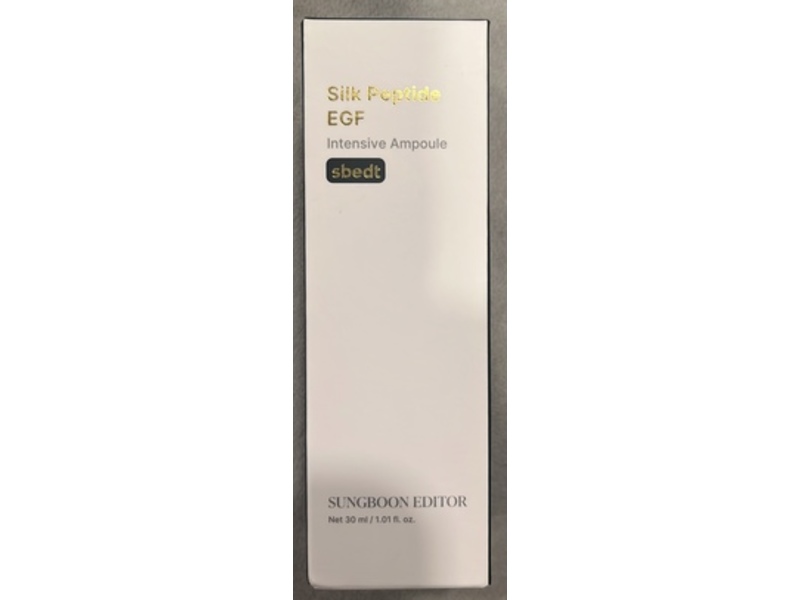 Sungboon Editor Intensive Ampoule, Silk Peptide, EGF, 1.01 fl oz/30 mL