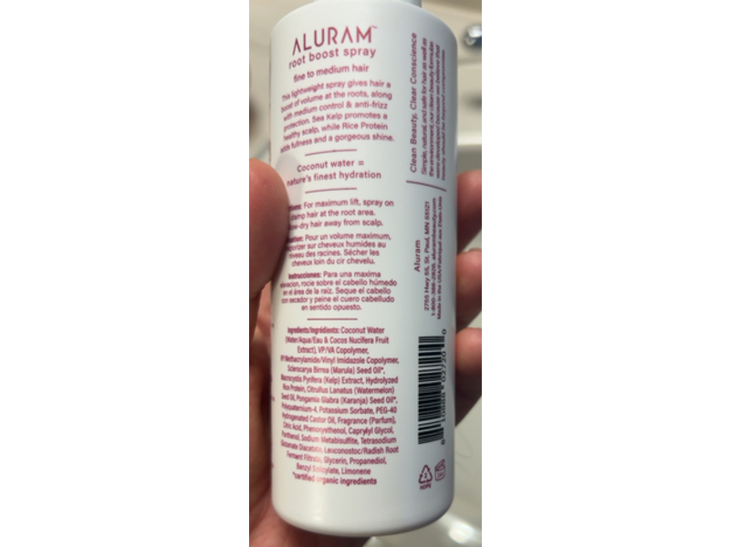 Aluram Root Boost Spray, 6 fl oz/177 mL