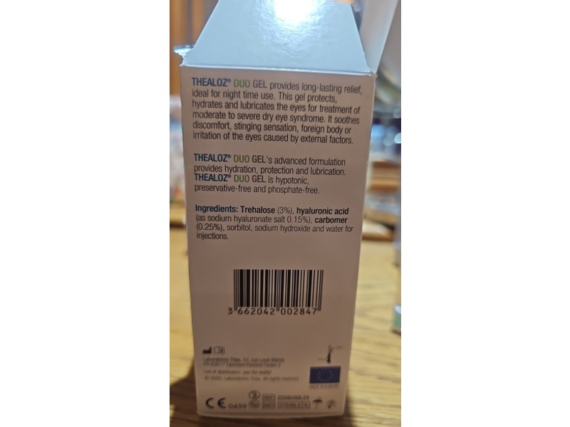 Thealoz Duo Gel, 0.4 g, 30 Count