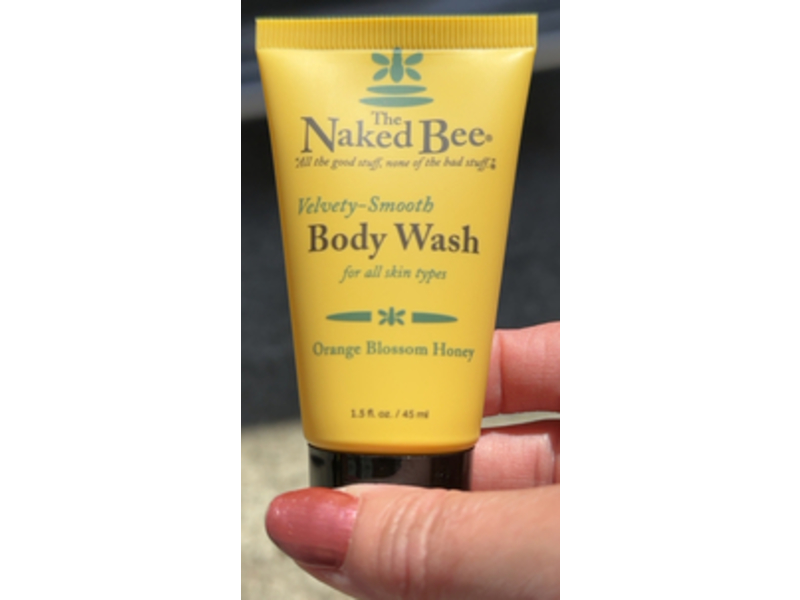 The Naked Bee Body Wash, Orange Blossom Honey, 1.5 fl oz/45 mL