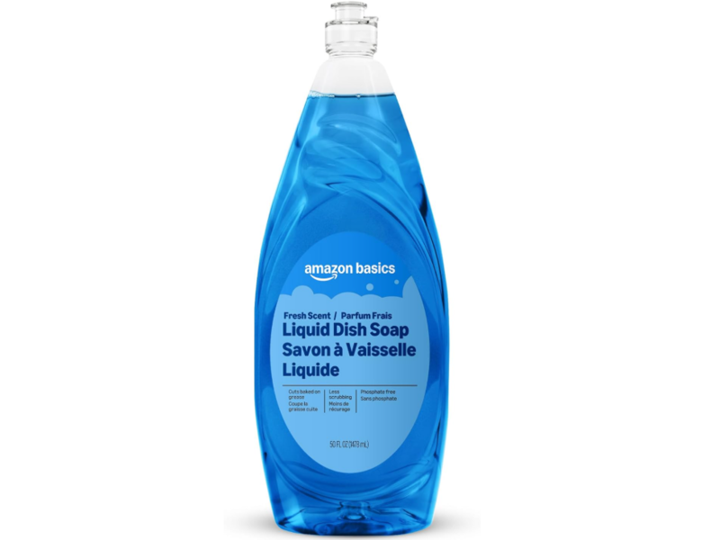 Amazon Basics Liquid Dish Soap, Fresh Scent, 50 fl oz/1478 mL
