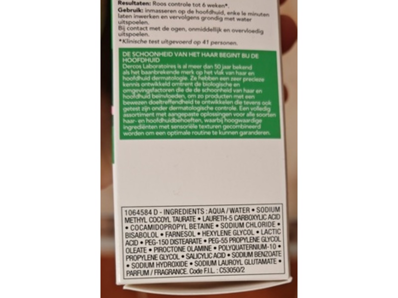 Vichy Dercos Anti-Dandruff Sensitive Shampoo, 200 mL