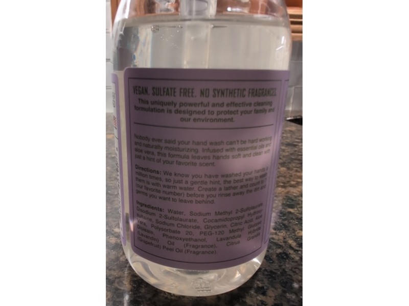 Rebel Green Fresh & Clean Hand Soap, Lavender & Grapefruit, 12 fl oz/355 mL, Pack Of 2