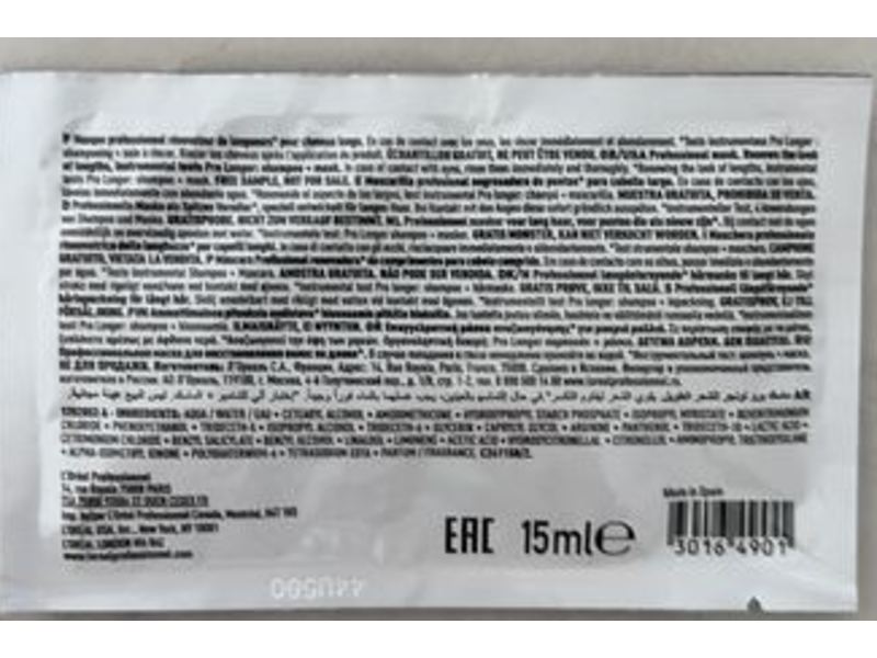 L'Oreal Pro Longer Filler A-100+Amino Acid, 0.5 fl oz/15 mL