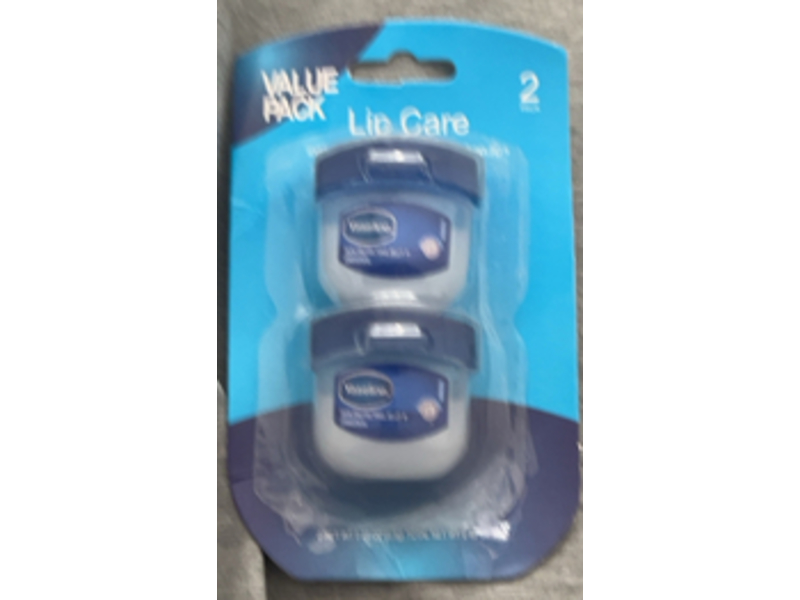 Vaseline Lip Care Petroleum Jelly, Original, 0.20 oz/5.5 g, Pack Of 2