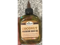 Difeel Premium Natural Hair Oil, Coconut, 7.1 fl oz/210 mL - thumbnail 2