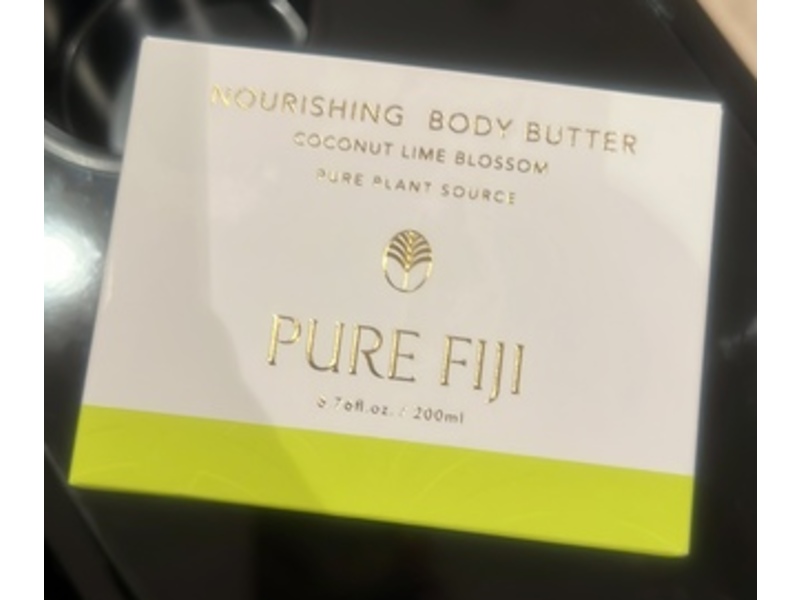 Pure Fiji Nourishing Body Butter, Coconut Lime Blossom, 6.76 fl oz/200 mL