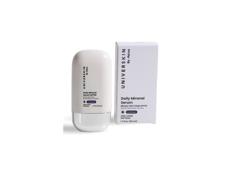 Universkin Daily Mineral Serum Sunscreen, SPF 50, 1.7 fl oz/50 mL