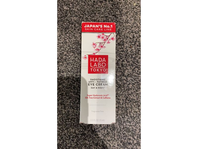 Hada Labo Tokyo Smoothing Anti-Fatigue Eye Cream, 0.5 fl oz/15 mL