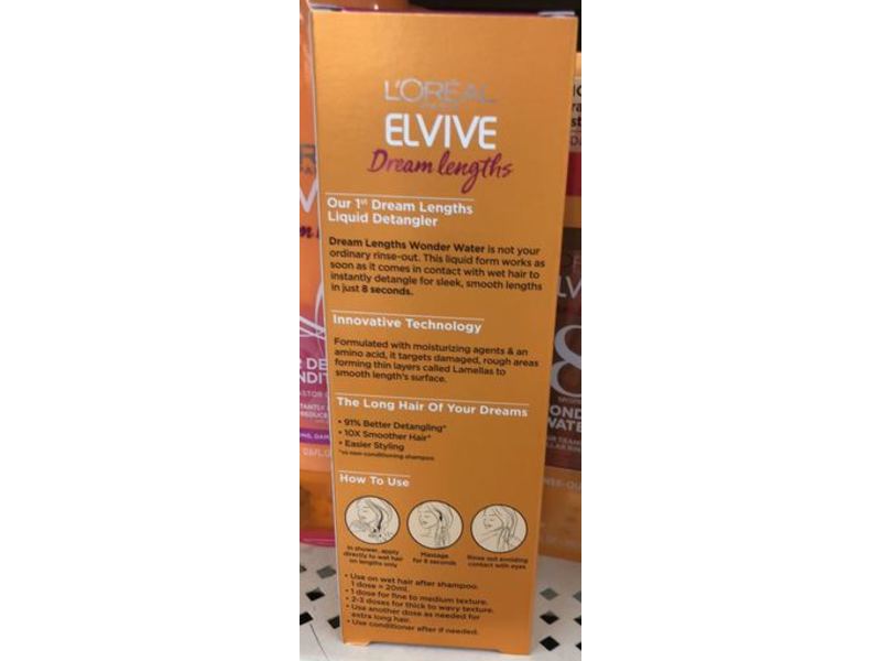 L'Oreal Paris Elvive Dream Lengths 8 Second Wonder Water, 6.8 fl oz/200 mL