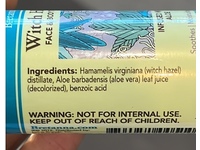 Bretanna Face & Body Toner, Witch Hazel, 2.25 fl oz/66 mL - thumbnail 3