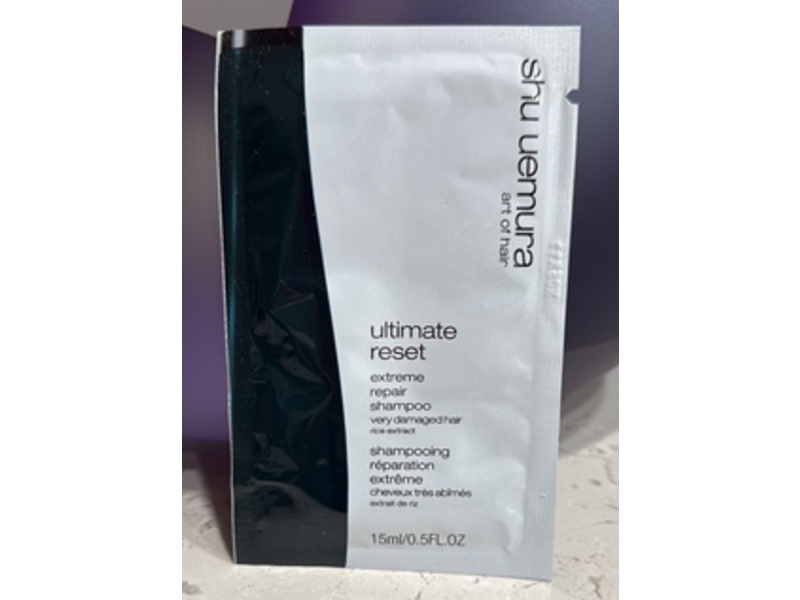 Shu Uemura Ultimate Reset Extreme Repair Shampoo, 0.5 fl oz/15 mL