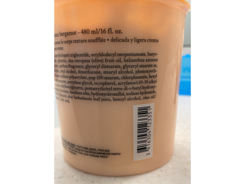 Philosophy Whipped Body Creme, Amazing Grace Bergamot, 16 fl oz/480 mL