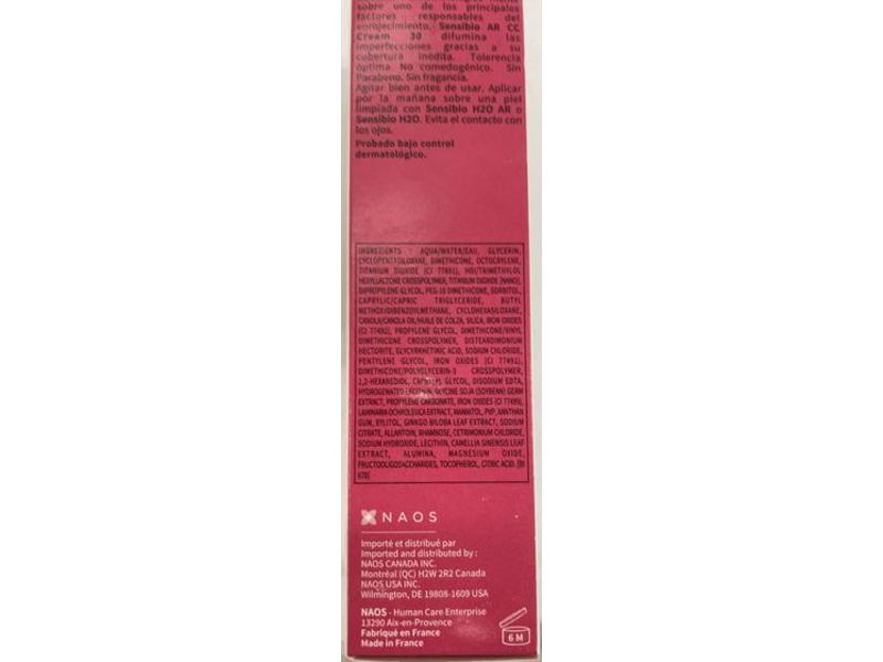 Bioderma Sensibio AR CC Cream, 1.3 fl oz/40 mL