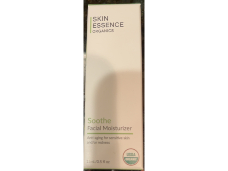 Skin Essence Organics Soothe Facial Moisturizer Serum, 0.5 fl oz/15 mL