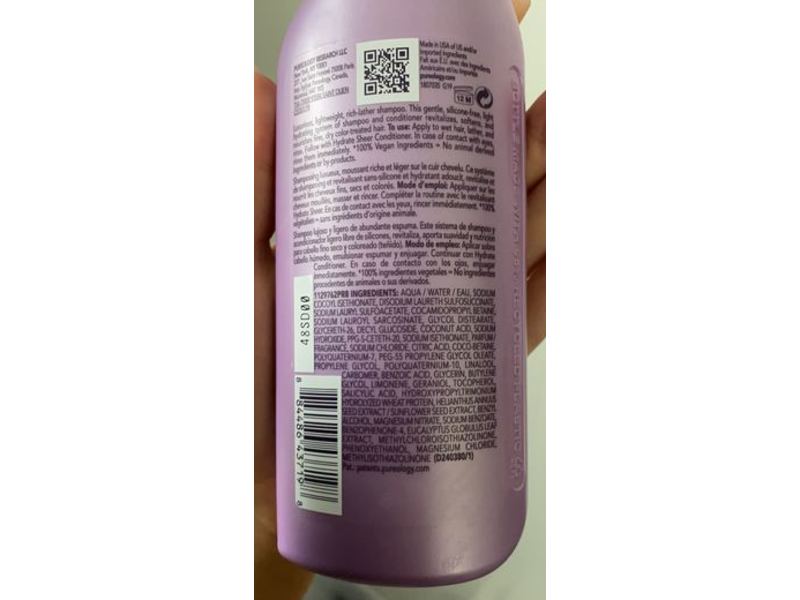 Pureology Hydrate Sheer Shampoo, 9 fl oz/266 mL