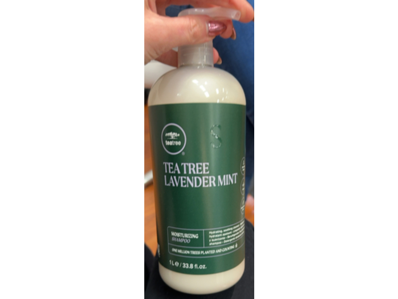 Tea Tree Moisturizing Shampoo, Lavender Mint, 33.8 fl oz/1 L
