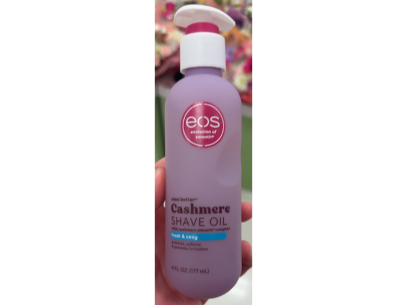 EOS Cashmere Shave Oil, Fresh & Cozy, 6 fl oz/177 mL