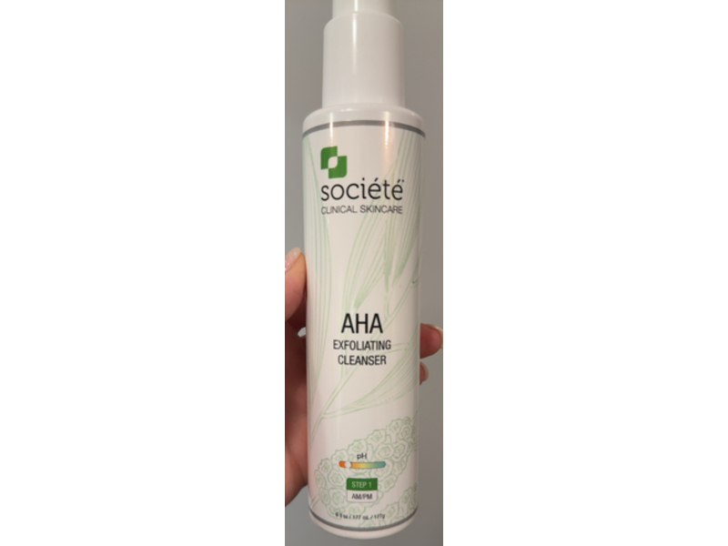 Societe Exfoliating Cleanser, AHA, 6 fl oz/177 mL