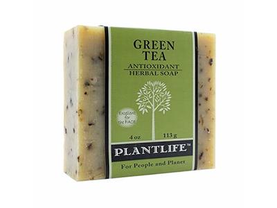 Plantlife Green Tea Herbal Soap, Antioxidant, 4 oz/113 g