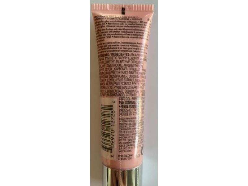 Revlon Photoready Rose Glow Face Gloss, Illumine + Hydrate, 1 fl oz/30 mL