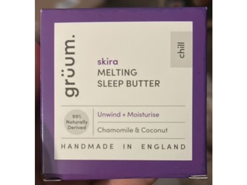 Gruum Melting Sleep Butter, Chamomile & Coconut, 35 g
