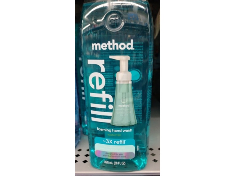 Method Foaming Hand Wash, Waterfall, 28 fl oz/828 mL