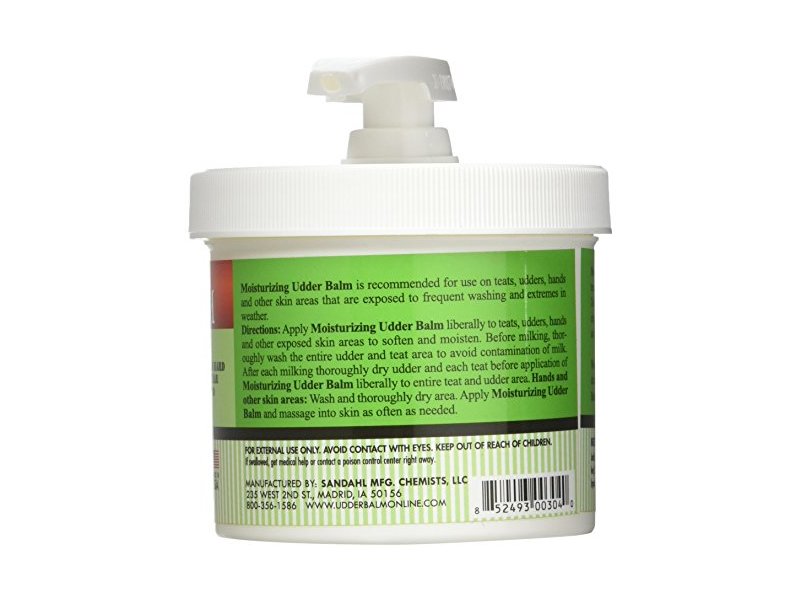 The Happy Cow Moisturizing Udder Balm ,12 oz