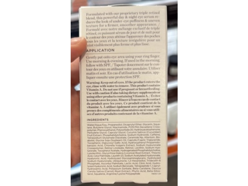 Perricone MD High Potency Triple Retinol Renewal Eye Serum, 0.5 fl oz/15 mL