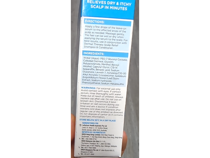 Dermal Therapy Scalp Relief Serum, 60 mL