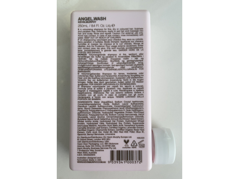 Kevin Murphy Angel Wash Shampoo, 8.4 fl oz/250 mL