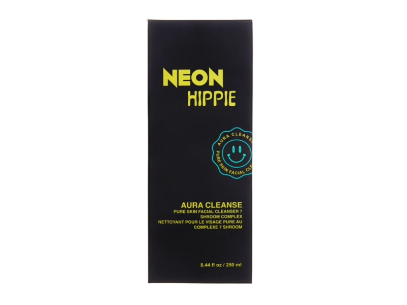 Neon Hippie Aura Facial Cleanser, 7 Shroom Complex, 8.44 fl oz/250 mL