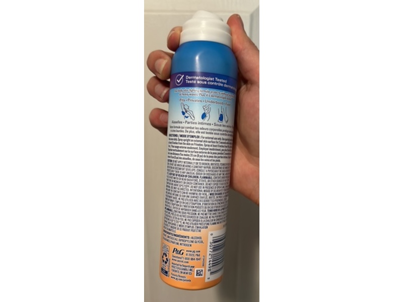 Secret Whole Body Toutle Corps Deodorant, Peach, 99 g