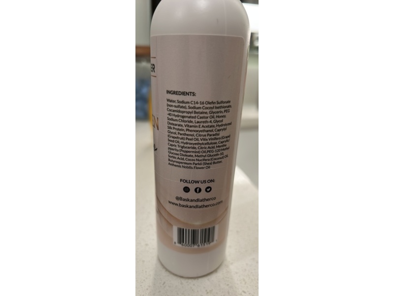 Bask & Lather Replenish Conditioner, 8 fl oz/236 mL
