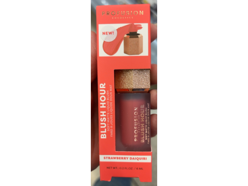Profusion Cosmetics Blush Hour Soft matte Liquid Blush, Strawberry Daiquiri, 0.2 fl oz/6 mL