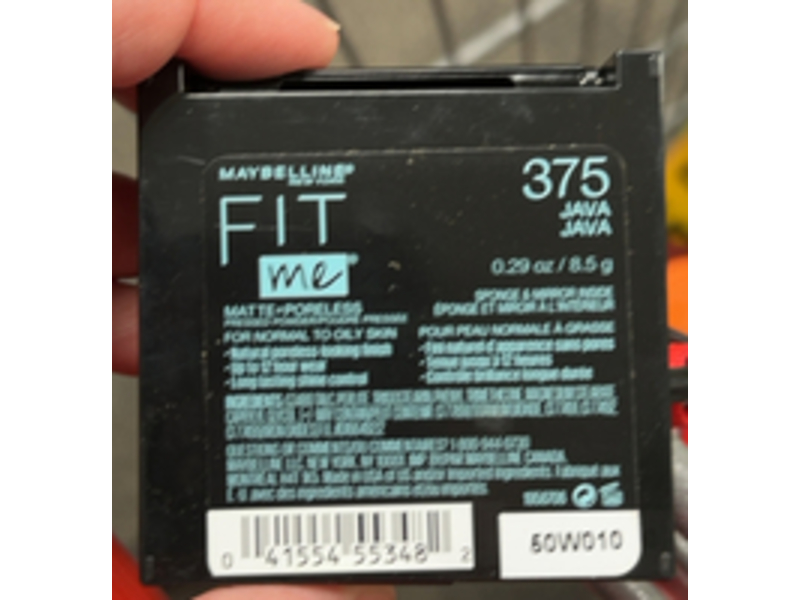 Maybelline New York Fit Me Matte + Poureless Powder, 375 Java, 0.29 oz/8.5 g