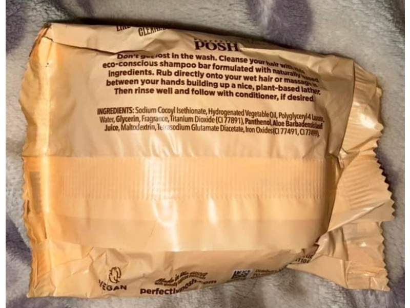 Perfectly Posh Clear The Hair Shampoo Bar, 3.5 oz/99 g