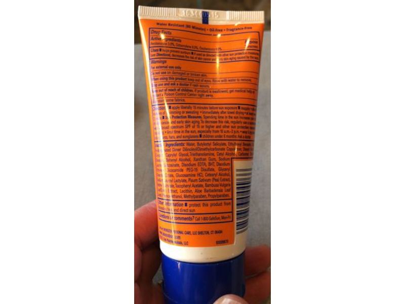 Banana Boat Sport Performance Faces Sunscreen Lotion, SPF 30, Water Resistant, 3 fl oz/88 mL