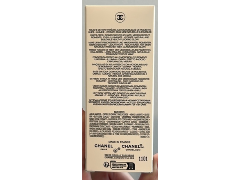 Chanel Les Beiges Water Fresh Complexion Touch, BR 22, 0.7 fl oz/20 mL