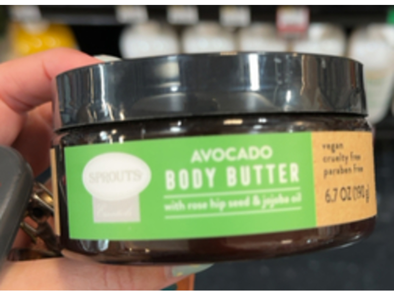 Sprouts Avocado Body Butter, 6.7 oz/190 g