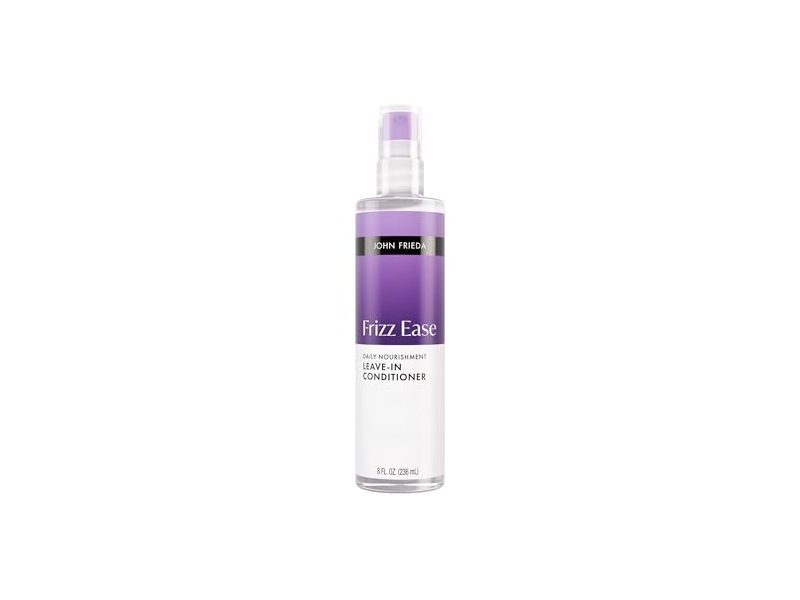 John Frieda Frizz Ease Daily Nourishment Leave-In Conditioner, Coconut Oil & Ceramides, 8 fl oz/236 mL