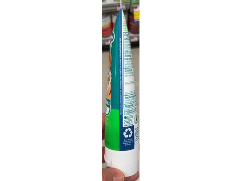 Tom's of Maine Natural Children's Fluoride Toothpaste, Watermelon, 5.1 oz/144 g